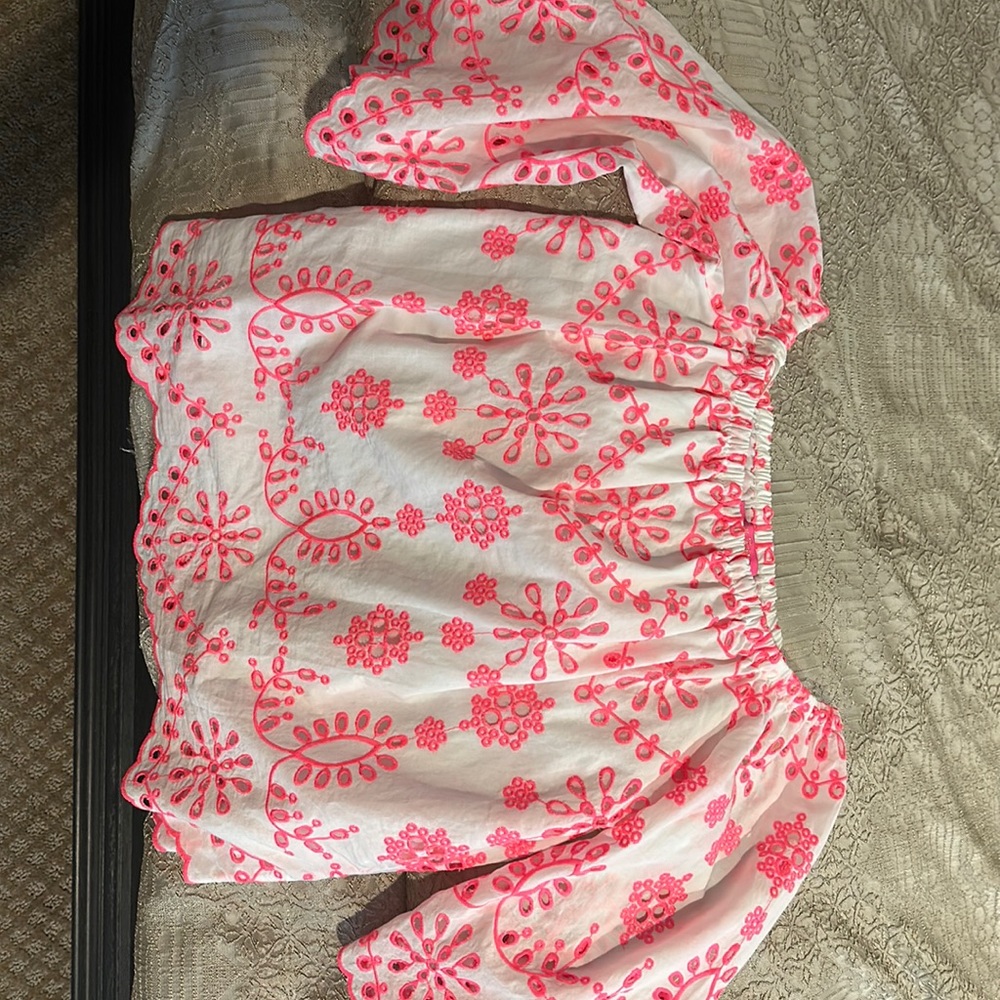 Lilly Pulitzer Eyelet Scalloped Top XXS